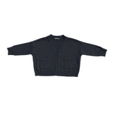 Cotton Sweater Cardigan - Black