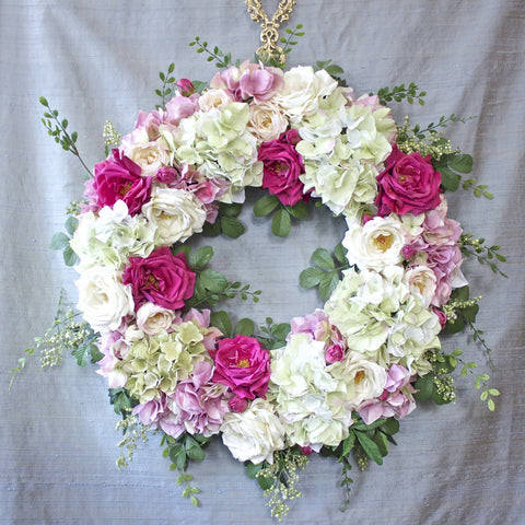 SK Collection Floral Wreath I Pinks