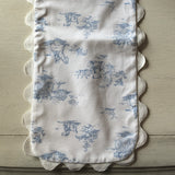 Baby Burp Cloth Pad (Nursery Blue Bear)