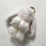 Bunny Real Rabbit Fur Key Chains - Assorted