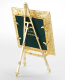 Olivia Riegel Gold Windsor 4" x 4" Crystal Frame on Easel