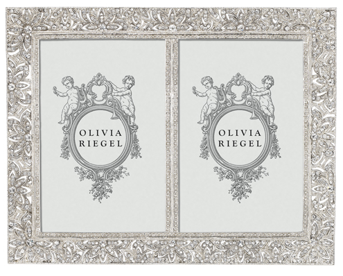 Olivia Riegel Silver Windsor Double 4" x 6" Frame