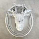 Decorative Stag Trophy Ceramic Wall Frame